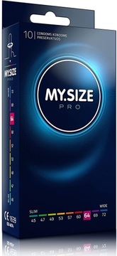 MY.SIZE PRO 64 mm Prezerwatywy DOPASOWANE 10 szt.