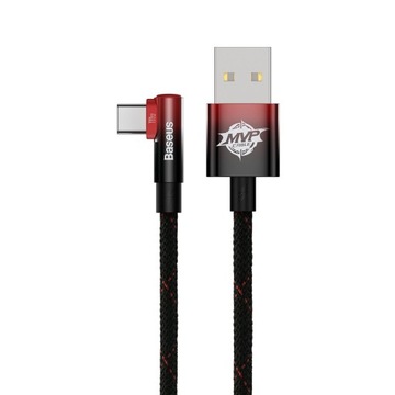 Угловой кабель USB-A — USB-C Baseus MVP 2 100 Вт, 2 м, объем