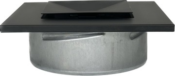 Приточно-вытяжной диффузор TQD ARKON BLACK SQUARE 150мм