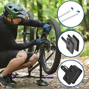 4 ВЕЛОСИПЕДНЫХ ТОРМОЗНЫХ КОЛОДКИ, ДИСКИ, СОВМЕСТИМЫЕ SHIMANO ДЛЯ ВЕЛОСИПЕДА