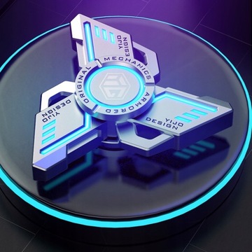 Светящиеся спиннеры из металлического сплава