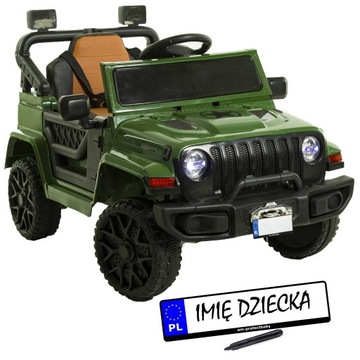 Автомобиль для батареи Jeep 4x4 + кожа + пульта дистанционного управления
