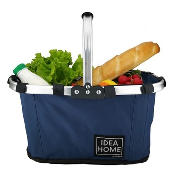 SHOPPING BASKET СКЛАДНАЯ корзина для пикника сумка-сундук IH ТЕМНО-СИНИЙ