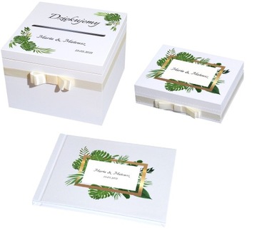 Pudełko na obrączki koperty księga gości