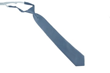 Krawat gładki dla chłopaka NASTOLATKA GRAFITOWY