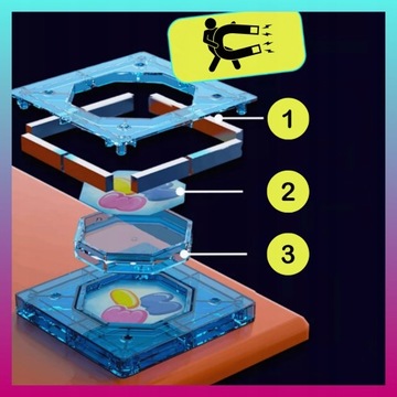 МАГНИТНАЯ КОНСТРУКЦИЯ блокирует светящуюся дорожку 110 el 3D MAGNETIC Educational