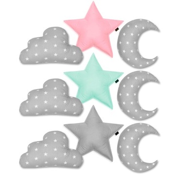 ДЕКОРАТИВНАЯ ЗВЕЗДА СИНАЯ ПОДУШКА