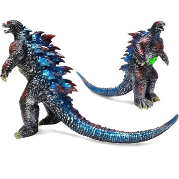 GODZILLA DUŻA FIGURKA DINOZAUR RYCZY SMOK Gumowa Miękka 44cm
