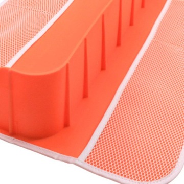 Osłona przeciwbryzgowa do wanny Półka do wanny z przyssawkami Wanna Pomarańczowa 60x40x10cm