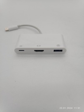 АДАПТЕР 3в1 Lightning HDMI USB OTG АДАПТЕР