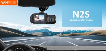 Камера для такси Vantrue N2S, передняя, ​​внутренняя + 64 ГБ