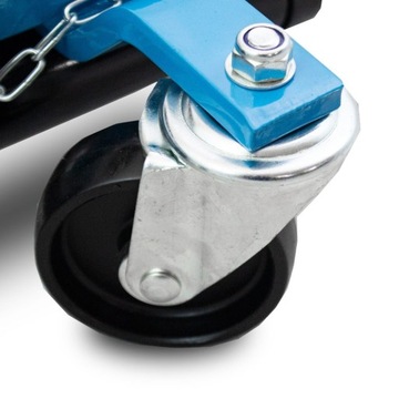 Гидравлическая маневренная тележка на колесах, 4 шт., синяя.