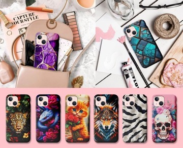 Apple iPhone 13 Case. Узорная крышка + закаленное стекло