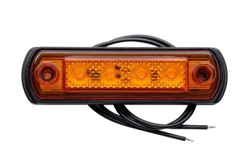 Lampa obrysowa LED obrysówka HORPOL pomarańczowa
