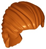 LEGO HAIR 95226 красный оранжевый темный НОВЫЙ (1 г)