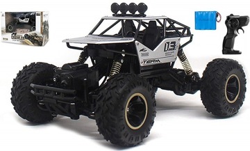 DUŻY SAMOCHÓD ZDALNIE STEROWANY NAPĘD 4x4 AUTO PILOT RC METAL BUGGY
