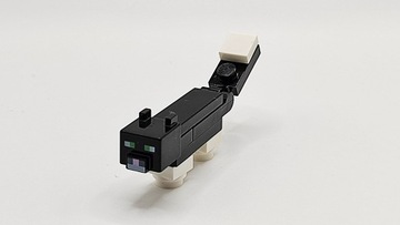 Figurka Lego Minecraft czarny kot