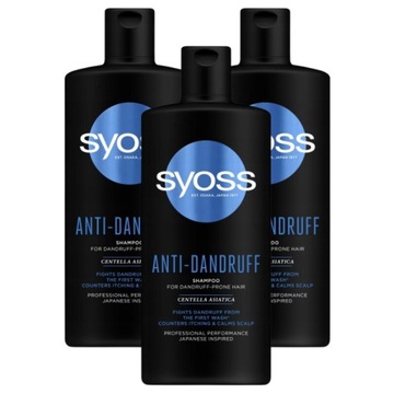 Syoss Szampon Szampon do Włosów Anti-Dandruff 440