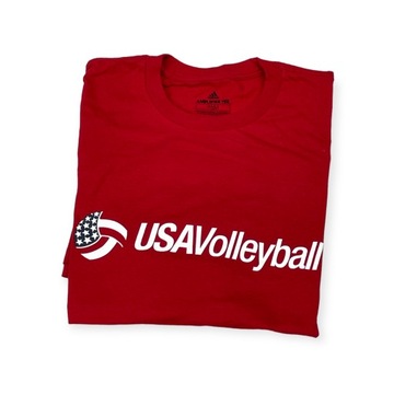 Мужская красная футболка ADIDAS USA VOLLEYBALL M