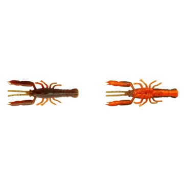 GUMA RACZEK SAVAGE GEAR 5,5CM 1.6G BROWN ORANGE 1S