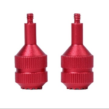 2x Rocker CNC Mini Metal Extended Czerwony