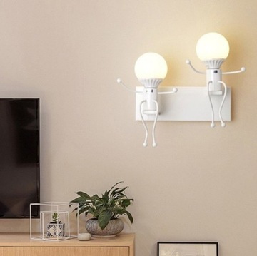 Lampa ścienna podwójna / Kinkiet Loft podwójny - b