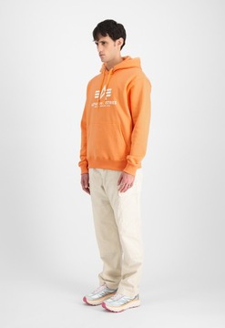 Mikina Alpha Industries Basic Hoody tangerine L