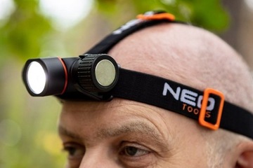 Налобный фонарь NEO 99-029 2000LM USB или 3xAA