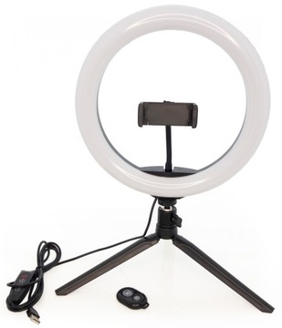 LAMPA PIERŚCIENIOWA LED STREAM VIDEO ONLINE BLOG