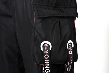 Men's Cargo Sports Pants Jogging Trousers Hit Colo