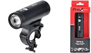 OŚWIETLENIE ROWEROWE LAMPA PRZEDNIA PROX SPIKA 1100 lm USB