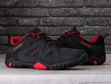 Buty męskie sportowe HI-TEC BLACK RED RANGO