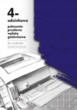 Polecenie przelewu gotówkowe 4-odcinkowe F-112-3