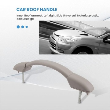 DRŽÁK STROPNÍ UNIVERZÁL BÉŽOVÝ DO PEUGEOT 206 207 CITROEN C2 1 KUS