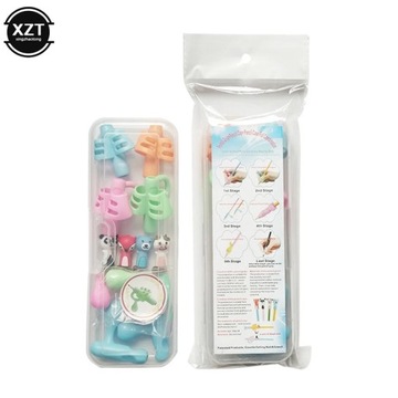 2022 Children Writing Pencil Pan Holder Kids Learning Practise Silicone Pen