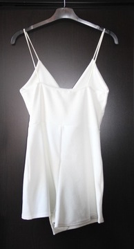 missguided biały kombinezon sukienka 38 m s