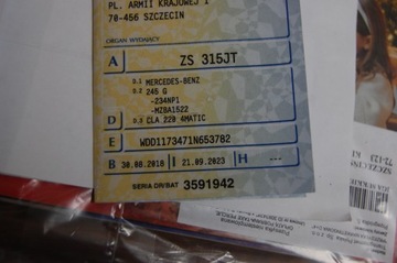 Mercedes CLA 2018 CLA AMG 4x4 Salon Polska Pół Skóry Bezwypadkowa 2.0 211PS Temp. Lampy Led, zdjęcie 24