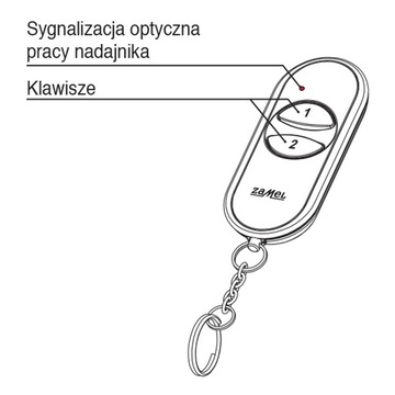 2-кнопочный пульт P-257/2 EXF10000014