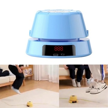 Elektryczna skakanka regulowana niebieska