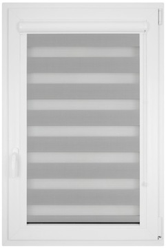 Роликовые жалюзи днем ​​ночью в алюминиевой кассете с цветами гидов