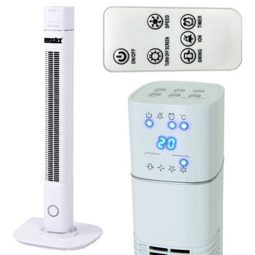 WENTYLATOR KOLUMNOWY 60W REG. PRĘDKOŚCI JONIZATOR