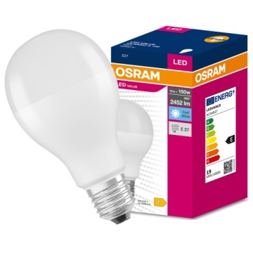 Żarówka LED E27 A68 19W = 150W 2452lm 4000K Neutralna 200° OSRAM VALUE