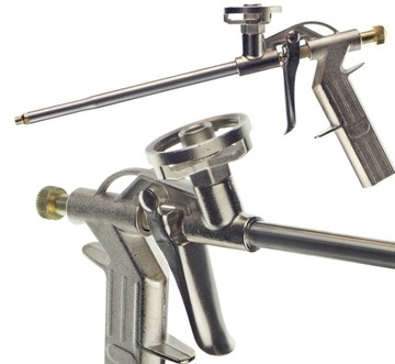 Пистолет для монтажной пены BAUHUS Professional Metal MTL + Cleaner 500