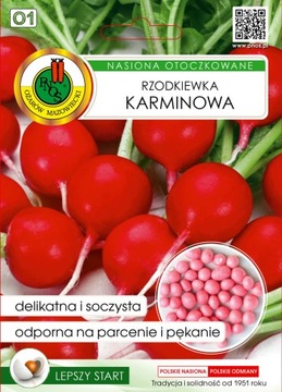 PNOS NASIONA OTOCZKOWANE RZODKIEWKA KARMINOWA 200Z