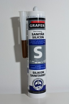 Графенский санитарный силиконовый коричневый 280 мл сплава плесени