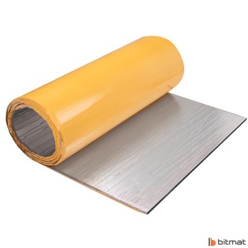 FOAM SOUND SOUNDING MAT 1CM CLUE ALUMINIUM ROLL шумоизоляция автомобиля