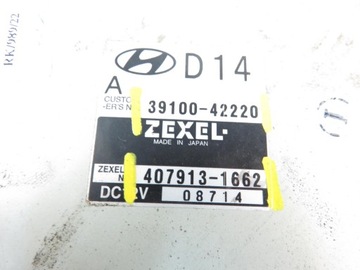 ŘÍZENÍ HYUNDAI H100 2.5 39100-42220