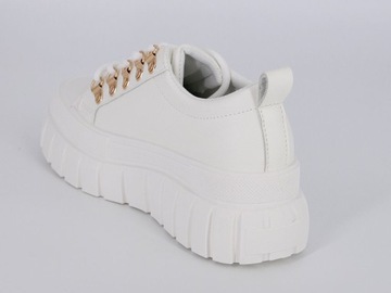 КОЖАНЫЕ КРОССОВКИ CREEPERS SHOES НА ПЛАТОФРИ 38