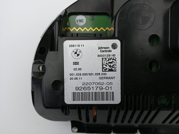 BMW F10 F11 PŘÍSTROJOVÁ DESKA BUDÍKY DIESEL 9265179