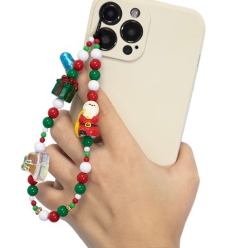 ZAWIESZKA BRELOK SMYCZ ŚWIĄTECZNY DO ETUI TELEFONU KLUCZY ŚWIĘTY MIKOŁAJ